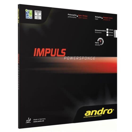 Andro Impuls Powersponge Black 1.8