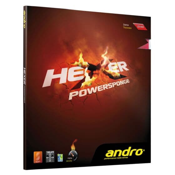 Andro Hexer Powersponge Red 2.1