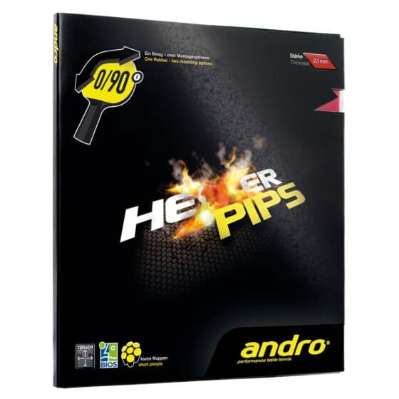 Andro Hexer Pips Red 1.7