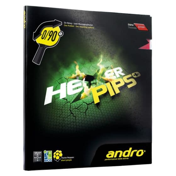 Andro Hexer Pips+ Black 1.9
