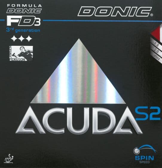 Donic Acuda S2 Black 1.8