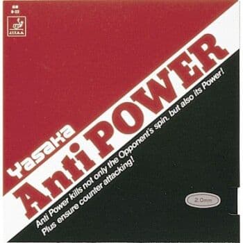 Yasaka Anti Power Black 2.0