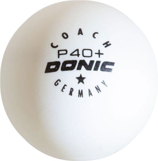 Donic 120 Balls Coach P40+* White (in carton)