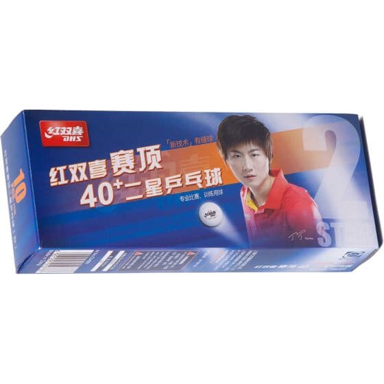 DHS D40+ ** 10 Balls White (seam)