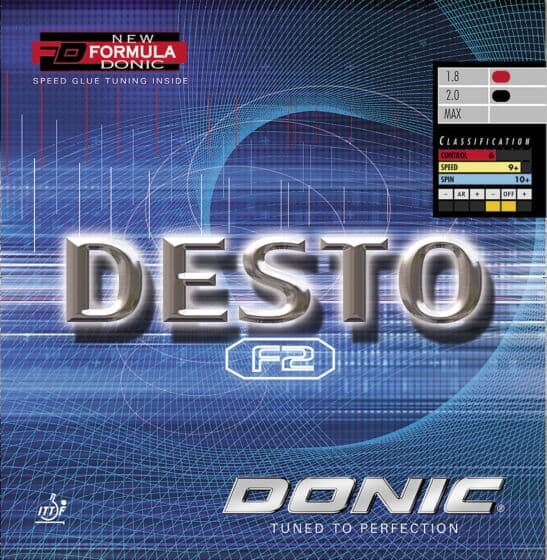 Donic Desto F2 Red 1.8