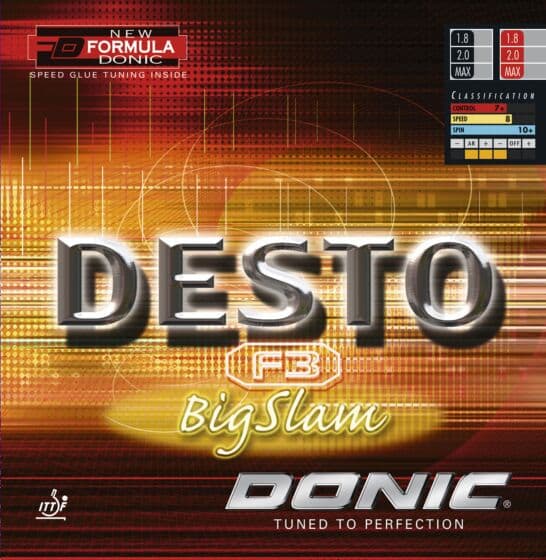 Donic Desto F3 Big Slam Red 1.8