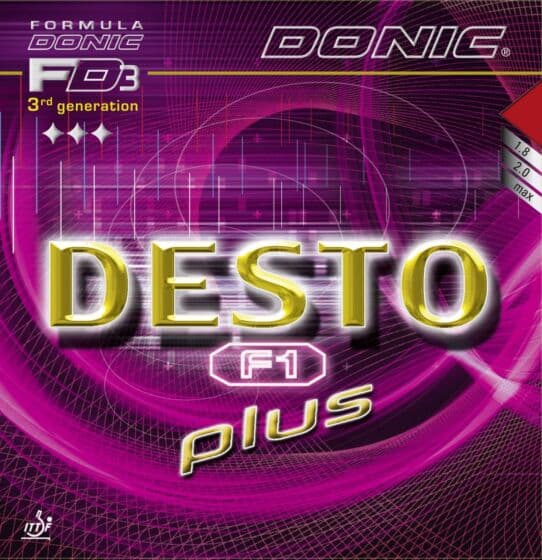 Donic Desto F1 Plus Red 2.0
