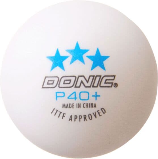 Donic 3 Balls P40+ *** White