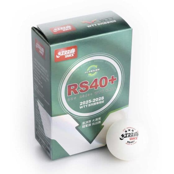 DHS RS 40+ WTT *** 6 Balls White