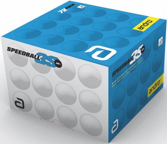 Andro Speedball *** 3S 40+ White 3balls