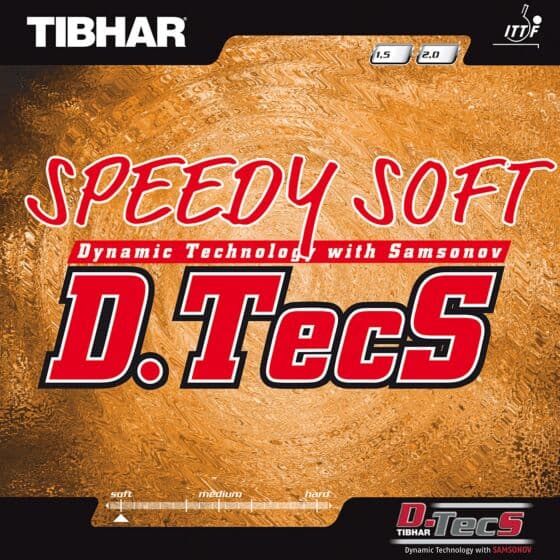 Tibhar Speedy Soft D.Tecs Red 1.5