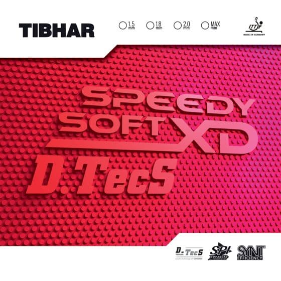 Tibhar Speedy Soft XD DTecs Black 1.8
