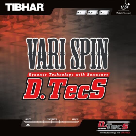 Tibhar Vari Spin D.Tecs Black 1.8